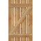 Ekena Millwork Spaced Board-n-Batten Shutters w/Z-Bar, Rough Sawn Western Red Cedar, 23W x 39H, PR RBS06Z23X039RWR - alternate 2
